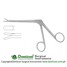 Spurling Leminectomy Rongeur Down Stainless Steel, 18 cm - 7" Bite Size 4 x 10 mm 